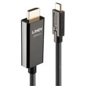Lindy Convertitore di interfaccia video (5 m), Cavo video, Nero Lindy Convertitore di interfaccia video (5 m), Cavo video, Nero