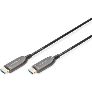 Digitus Cavo in fibra ottica ibrido HDMI AOC, UHD 8K, 30 m (30 m), Cavo video, Nero Digitus Cavo in fibra ottica ibrido HDMI AOC, UHD 8K, 30 m (30 m), Cavo video, Nero