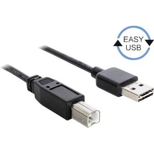Delock USB A — USB B (3 m, USB 2.0, 2.50 W), Cavo USB Delock USB A — USB B (3 m, USB 2.0, 2.50 W), Cavo USB