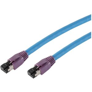 S-Conn 08-40031 S/FTP (S-STP) Blu 2m cavo di rete Cat8 (S/FTP, CAT8.1, 2 m), Cavo di rete S-Conn 08-40031 S/FTP (S-STP) Blu 2m cavo di rete Cat8 (S/FTP, CAT8.1, 2 m), Cavo di rete