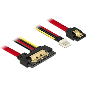 Delock Cavo SATA e connettore floppy (30 cm, Dischetto, SATA III), Cavo interno (PC) Delock Cavo SATA e connettore floppy (30 cm, Dischetto, SATA III), Cavo interno (PC)