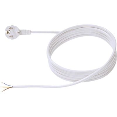 Cavo di alimentazione Bachmann Modello 304.285 - Tipo F, 3M, Bianco Cavo di alimentazione Bachmann Modello 304.285 - Tipo F, 3M, Bianco