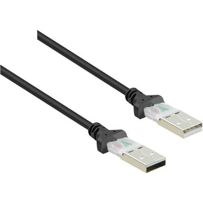 Cavo USB 2.0 A a A Renkforce - 1,8m, Nero, Contatti Dorati Cavo USB 2.0 A a A Renkforce - 1,8m, Nero, Contatti Dorati
