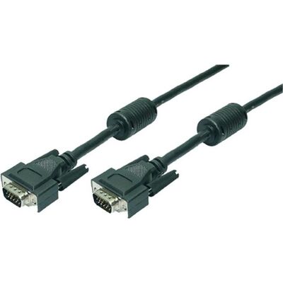 LogiLink VGA — VGA (20 m), Cavo video, Nero LogiLink VGA — VGA (20 m), Cavo video, Nero