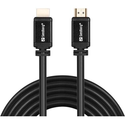 Sandberg HDMI (Typ A) — HDMI (Typ A) (10 m), Cavo video, Nero Sandberg HDMI (Typ A) — HDMI (Typ A) (10 m), Cavo video, Nero