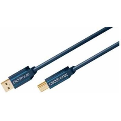 ClickTronic USB-A - USB-B SuperSpeed (1.80 m, USB 3.2 Gen 1), Cavo USB ClickTronic USB-A - USB-B SuperSpeed (1.80 m, USB 3.2 Gen 1), Cavo USB