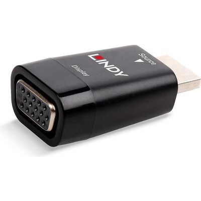 Lindy HDMI zu (VGA, 4.20 cm), Adattatore dati + video, Nero Lindy HDMI zu (VGA, 4.20 cm), Adattatore dati + video, Nero