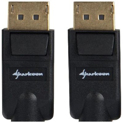 Sharkoon - DisplayPort 1.3 Cable - 1.0m - 4K - Cavo Sharkoon - DisplayPort 1.3 Cable - 1.0m - 4K - Cavo