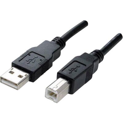 Manhattan Cavo USB 2.0 A a B - 1,8 m - Nero Manhattan Cavo USB 2.0 A a B - 1,8 m - Nero