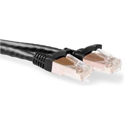 ACT Cavo patch SFTP CAT6A snagless nero da 7 metri con connettori RJ45. Cat6a s/ftp snagless bk 7,00m (S/FTP, CAT6a, 7 m), Cavo di rete ACT Cavo patch SFTP CAT6A snagless nero da 7 metri con connettori RJ45. Cat6a s/ftp snagless bk 7,00m (S/FTP, CAT6a, 7 m), Cavo di rete