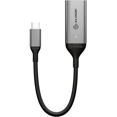 Adattatore Ultra USB-C a DisplayPort ALOGIC - 4K 60Hz, Nero, Grigio Adattatore Ultra USB-C a DisplayPort ALOGIC - 4K 60Hz, Nero, Grigio