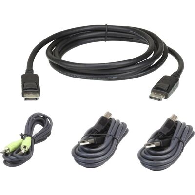 Aten KIT CAVO DisplayPort 1.2 /USB/SP L:3M, Cavi Switch KVM Aten KIT CAVO DisplayPort 1.2 /USB/SP L:3M, Cavi Switch KVM