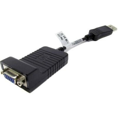 HP DisplayPort chiuso (DisplayPort, VGA), Adattatore video, Nero HP DisplayPort chiuso (DisplayPort, VGA), Adattatore video, Nero