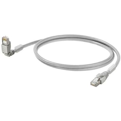 Weidmüller Cavo patch Cat 6 90deg angolato LSZH 3m (S/FTP, CAT6a, 3 m), Cavo di rete Weidmüller Cavo patch Cat 6 90deg angolato LSZH 3m (S/FTP, CAT6a, 3 m), Cavo di rete