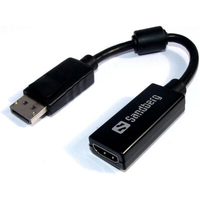 Sandberg DP a, Adattatore video, Nero Sandberg DP a, Adattatore video, Nero