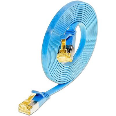 Cavo di rete Slim Wirewin - 5m Cat6a U/FTP Blu - Cavo di rete Cavo di rete Slim Wirewin - 5m Cat6a U/FTP Blu - Cavo di rete