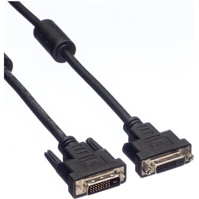 Value Dvi — Dvi (1 m), Cavo video, Nero Value Dvi — Dvi (1 m), Cavo video, Nero