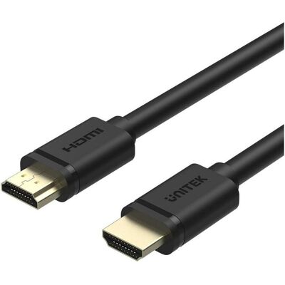 Unitek CAVO HDMI BASIC V2.0 M / M GOLD 1M, Y-C136M (1 m), Cavo video, Nero Unitek CAVO HDMI BASIC V2.0 M / M GOLD 1M, Y-C136M (1 m), Cavo video, Nero