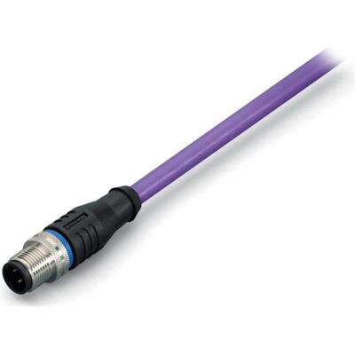 Wago Connettore dati sensore/attuatore, Cavo + Spina elettrica, Viola Wago Connettore dati sensore/attuatore, Cavo + Spina elettrica, Viola
