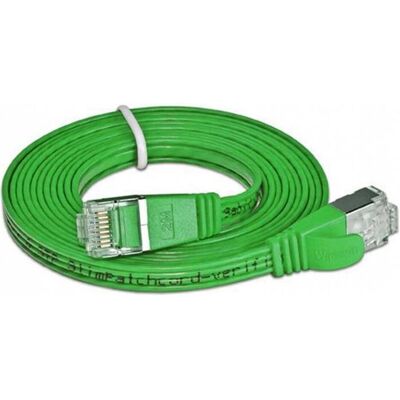 Cavo di Rete Slim Wirewin - Rj-45 (M) a Rj-45 (M) - 15 m - Stp - Cat 6 - Verde Cavo di Rete Slim Wirewin - Rj-45 (M) a Rj-45 (M) - 15 m - Stp - Cat 6 - Verde