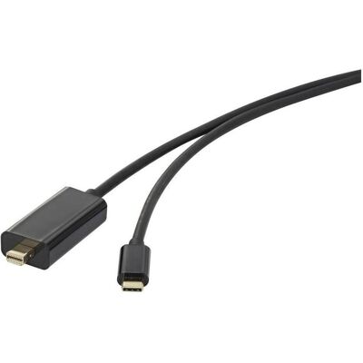 Renkforce Adattatore Cavo USB-C a Mini DisplayPort 5m Nero - DisplayPort Renkforce Adattatore Cavo USB-C a Mini DisplayPort 5m Nero - DisplayPort
