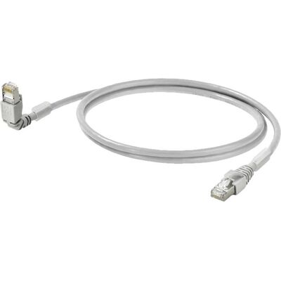 Weidmüller Cavo patch Cat 6 90deg angolato LSZH 5m (S/FTP, CAT6a, 5 m), Cavo di rete Weidmüller Cavo patch Cat 6 90deg angolato LSZH 5m (S/FTP, CAT6a, 5 m), Cavo di rete