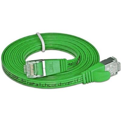 Cavo di rete Slim Cat6 Wirewin - 0,75m - Verde - STP Cavo di rete Slim Cat6 Wirewin - 0,75m - Verde - STP