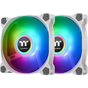 Thermaltake Pure Duo 12 ARGB White (120 mm, 2x), Ventola PC, Bianco Thermaltake Pure Duo 12 ARGB White (120 mm, 2x), Ventola PC, Bianco