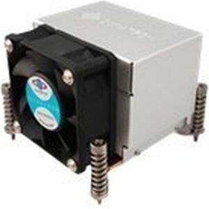 Intertech Inter-Tach K-666 2HE attivo 1155/1156 (64 mm), Dissipatore CPU, Argento Intertech Inter-Tach K-666 2HE attivo 1155/1156 (64 mm), Dissipatore CPU, Argento