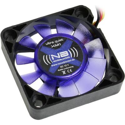 Noiseblocker BlackSilent XM1 (40 mm, 1x), Ventola PC, Nero Noiseblocker BlackSilent XM1 (40 mm, 1x), Ventola PC, Nero