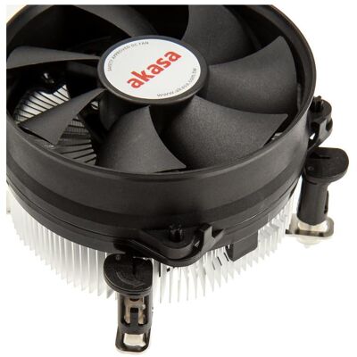 Akasa Raffreddatore della CPU AK-CC7108EP01 (58.50 mm), Dissipatore CPU, Nero Akasa Raffreddatore della CPU AK-CC7108EP01 (58.50 mm), Dissipatore CPU, Nero