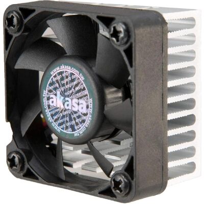 Akasa Chipset cooler attivo, Dissipatore CPU, Nero Akasa Chipset cooler attivo, Dissipatore CPU, Nero