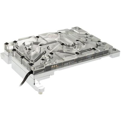 Bitspower Monoblocco per MSI X399 Gaming PRO Carbon AC RGB Nickel - Acrilico, Raffreddamento ad acqua CPU, Argento Bitspower Monoblocco per MSI X399 Gaming PRO Carbon AC RGB Nickel - Acrilico, Raffreddamento ad acqua CPU, Argento
