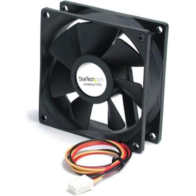 StarTech Ventola Silenziosa Da 80mm Per Computer (80 mm, 1x), Ventola PC, Nero StarTech Ventola Silenziosa Da 80mm Per Computer (80 mm, 1x), Ventola PC, Nero