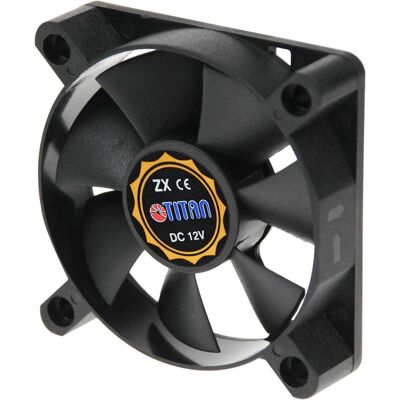 Titan TFD-6015M12Z Computer Enclosure Fan Computer Cooling Component (60 mm), Ventola PC, Nero Titan TFD-6015M12Z Computer Enclosure Fan Computer Cooling Component (60 mm), Ventola PC, Nero