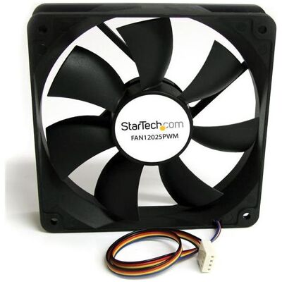 StarTech 120X25MM PWM PWM COMPUTER CASO VENTOLA (120 mm, 1x), Ventola PC, Nero StarTech 120X25MM PWM PWM COMPUTER CASO VENTOLA (120 mm, 1x), Ventola PC, Nero