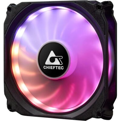 Chieftec CF-3012-RGB (120 mm, 3x), Ventola PC, Nero Chieftec CF-3012-RGB (120 mm, 3x), Ventola PC, Nero