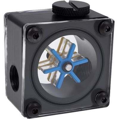 Alphacool Ala di ghiaccio G1/4 quadrata - Acetale, Monitoraggio raffreddamento, Nero, Trasparente Alphacool Ala di ghiaccio G1/4 quadrata - Acetale, Monitoraggio raffreddamento, Nero, Trasparente