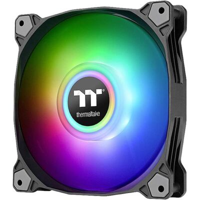 Thermaltake Pure Duo 14 ARGB Black (140 mm, 2x), Ventola PC, Nero Thermaltake Pure Duo 14 ARGB Black (140 mm, 2x), Ventola PC, Nero
