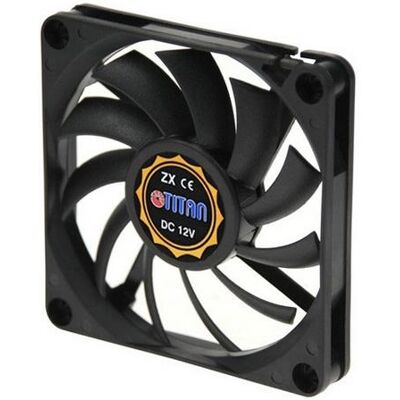 Titan TFD-7010M12Z (70 mm, 1x), Ventola PC, Nero Titan TFD-7010M12Z (70 mm, 1x), Ventola PC, Nero