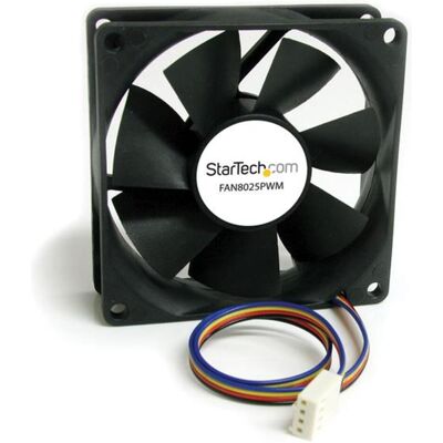 StarTech Ventola Per Computer 80x25mm Pwm (80 mm, 1x), Ventola PC, Nero StarTech Ventola Per Computer 80x25mm Pwm (80 mm, 1x), Ventola PC, Nero