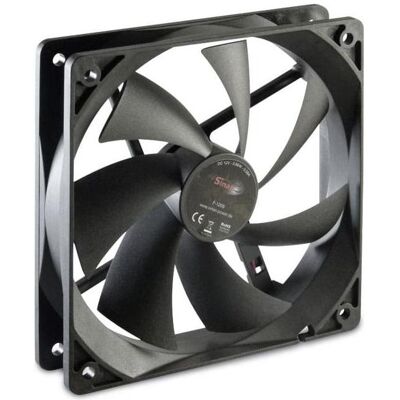 Intertech Sinan F120-S ventola per case da 120mm (120 mm, 1x), Ventola PC, Nero Intertech Sinan F120-S ventola per case da 120mm (120 mm, 1x), Ventola PC, Nero