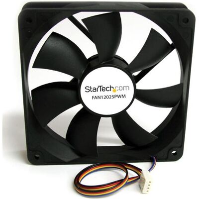 StarTech 120X25MM PWM PWM COMPUTER CASO VENTOLA (120 mm, 1x), Ventola PC, Nero StarTech 120X25MM PWM PWM COMPUTER CASO VENTOLA (120 mm, 1x), Ventola PC, Nero