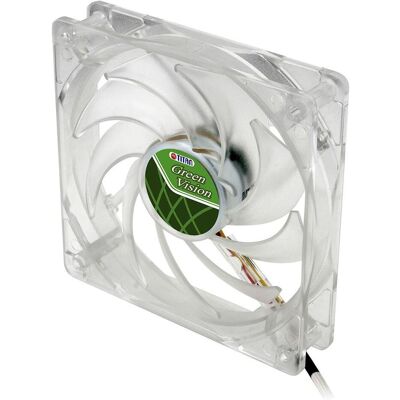 Titan Ventola,, 120x120x25mm, TFD-12025GT12Z/V2(RB), Green Vision (120 mm, 1x), Ventola PC, Trasparente Titan Ventola,, 120x120x25mm, TFD-12025GT12Z/V2(RB), Green Vision (120 mm, 1x), Ventola PC, Trasparente