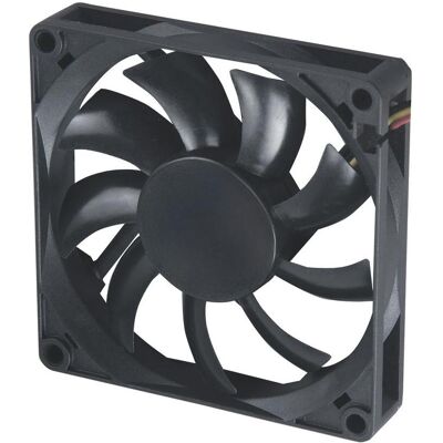 Akasa Ventola per PC da 80 mm DFS801512M AK-FN071 (80 mm, 1x), Ventola PC, Nero Akasa Ventola per PC da 80 mm DFS801512M AK-FN071 (80 mm, 1x), Ventola PC, Nero