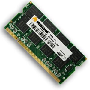 Mustang Memory M3064644406ND (1 x 512MB, 333 MHz, DDR3-RAM, SO-DIMM), Memoria RAM, Verde Mustang Memory M3064644406ND (1 x 512MB, 333 MHz, DDR3-RAM, SO-DIMM), Memoria RAM, Verde