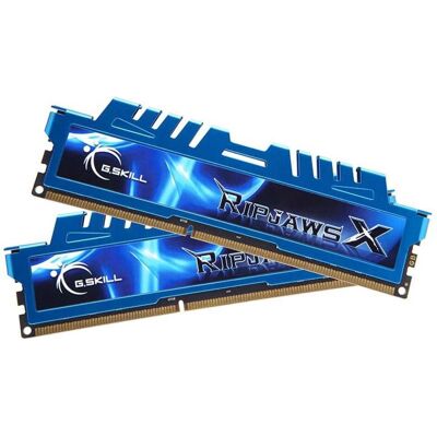 G.Skill RipjawsX (2 x 8GB, 1600 MHz, DDR3-RAM, DIMM), Memoria RAM, Blu G.Skill RipjawsX (2 x 8GB, 1600 MHz, DDR3-RAM, DIMM), Memoria RAM, Blu