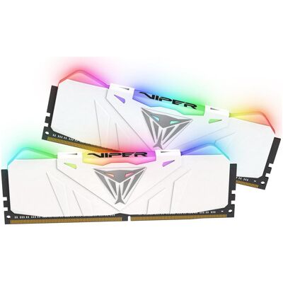 Patriot Vipera RGB (2 x 8GB, 2666 MHz, DDR4-RAM, DIMM), Memoria RAM, Bianco Patriot Vipera RGB (2 x 8GB, 2666 MHz, DDR4-RAM, DIMM), Memoria RAM, Bianco