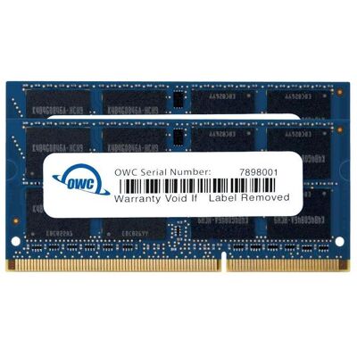 OWC OWC1333DDR3S08S (2 x 4GB, 1333 MHz, DDR3-RAM, SO-DIMM), Memoria RAM, Blu OWC OWC1333DDR3S08S (2 x 4GB, 1333 MHz, DDR3-RAM, SO-DIMM), Memoria RAM, Blu