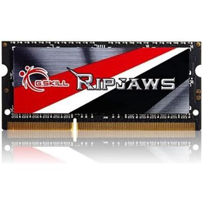 G.Skill Ripjaws DDR3 4 GB 1600 MHz CL9 SO-DIMM 1,35 V (1 x 4GB, 1600 MHz, DDR3-RAM, SO-DIMM), Memoria RAM, Nero G.Skill Ripjaws DDR3 4 GB 1600 MHz CL9 SO-DIMM 1,35 V (1 x 4GB, 1600 MHz, DDR3-RAM, SO-DIMM), Memoria RAM, Nero